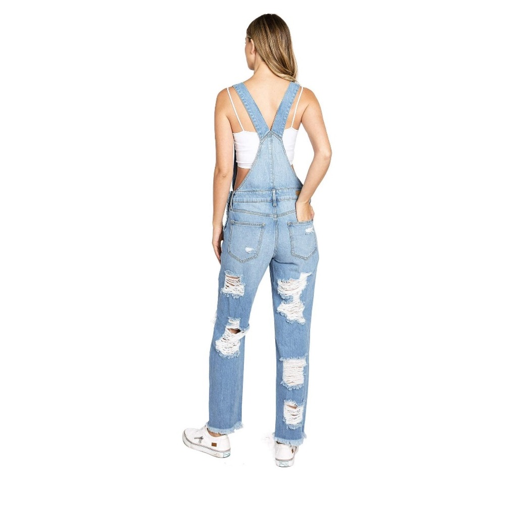 Distressed Overalls - Picture 6 of 8